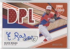 2020 Elite Extra Edition DPL Material Signatures Orange Elvis Rojas Auto 4z8