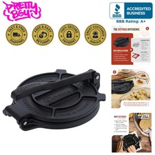 Victoria Cast Iron Tortilla Press, Tortilla and Roti Maker, Made in Colombia