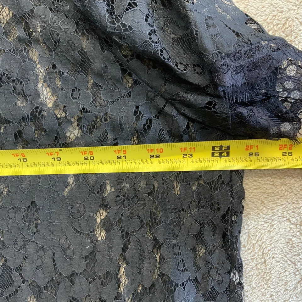 NUEVO Top de encaje negro para mujer talla grande 2X puro capricho brujo nuevo con etiquetas Foto 4 de 4