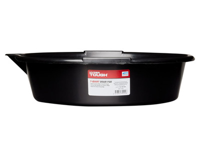 Hyper Tough 7-Qt Leak-Proof Oil Drain Pan Built-In Scale Pour Spout Automotive