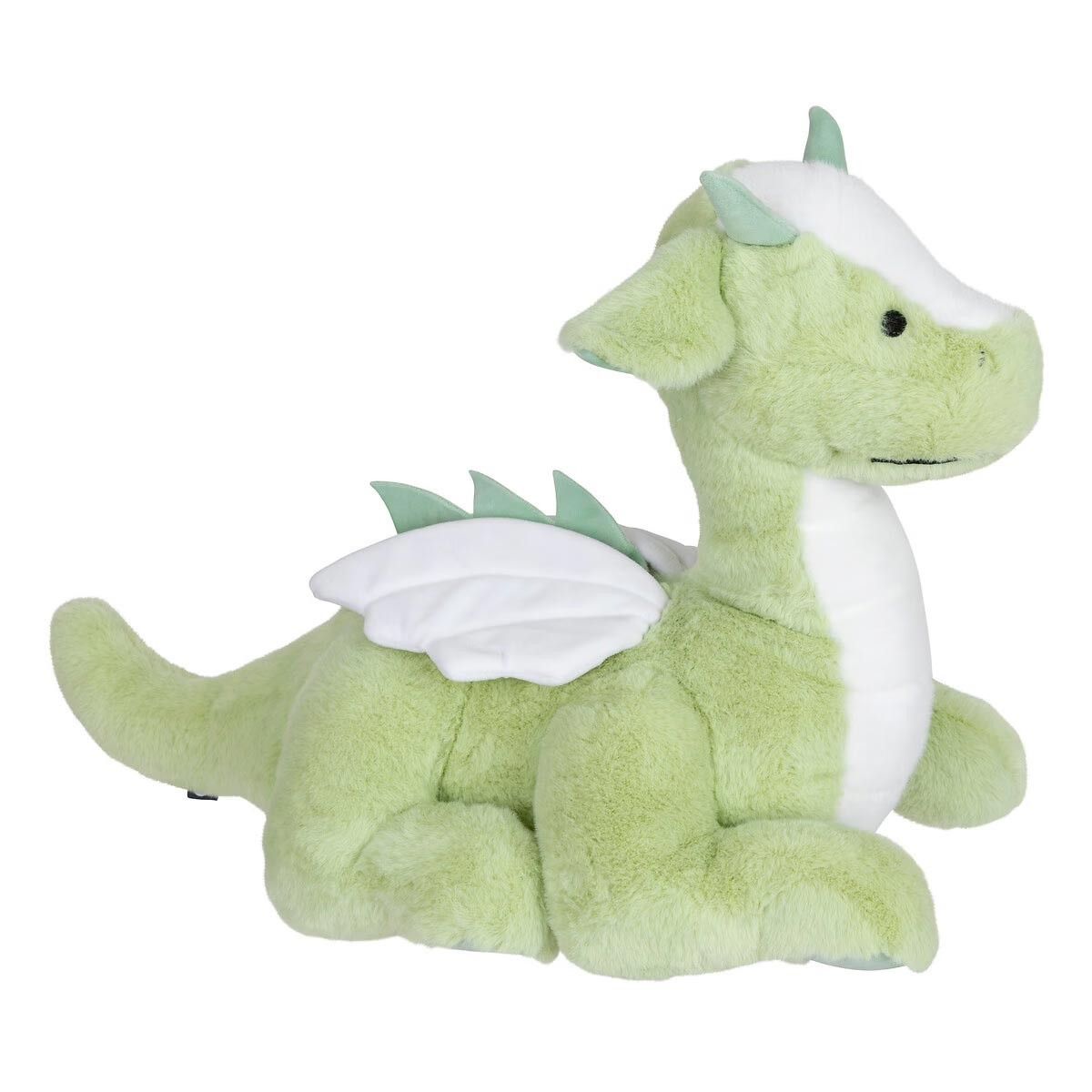 Peluche dragon Eliott 50cm vert, une idée de cadeau de naissance magique
