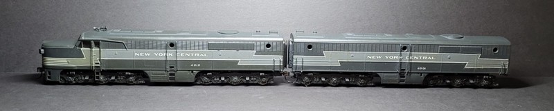 HO NYC ALCO PA/PB A-B Set Hobbytown Chassis with Plastic bodies Parts/Repair