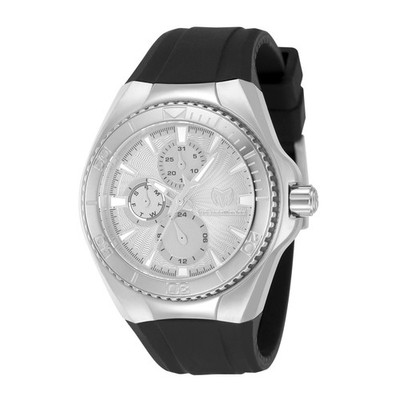 TechnoMarine Women's Cruise Original 40mm Silver Dial with Black & White Straps