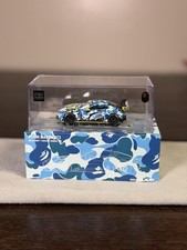 Bape x Aston Martin GT3 Blue Pop Race 1/64 Scale Model Car