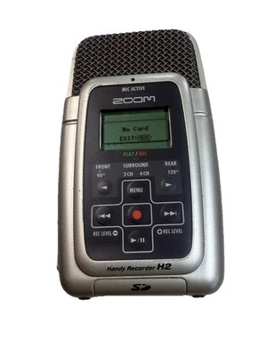 Zoom H2 Handy Recorder Portable Digital Stereo Microphone Sound Thru Headphones