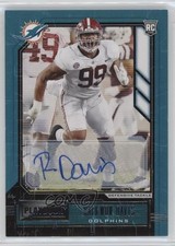 2020 Panini Playbook Rookies Signatures Raekwon Davis #187 Auto 0rd2