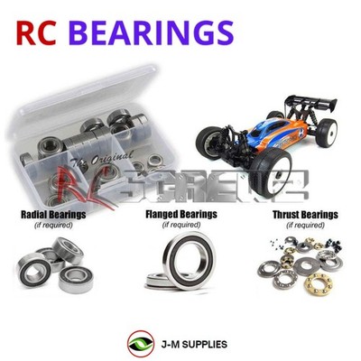 RCScrewZ Rubber Shielded Bearings tek001r for Tekno EB48 1/8 Buggy TKR5000 | KIT