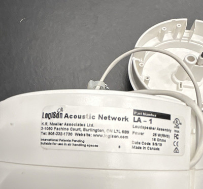 Logison Acoustic Network LA-1 Loudspeaker Assembly Speaker System MPN LA-1