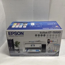 EPSON EcoTank ET-15000 Wireless Color All-In-One Inkjet Printer NEW OPEN BOX