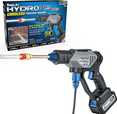 #ad Hydro X5 Max Portable Cordless Pressure Washer 21V 5000Mah Battery 6 In 1 Noz $227.45