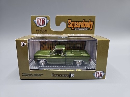 M2 Machines 1973 Chevrolet Cheyenne Super 10 Greenbeans Squarebody Syndicate