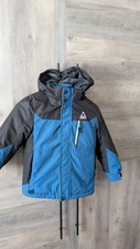 Gerry Boys 3-in-1 jacket, Blue and Black Color block ski jacket, 3 season XS 5/6