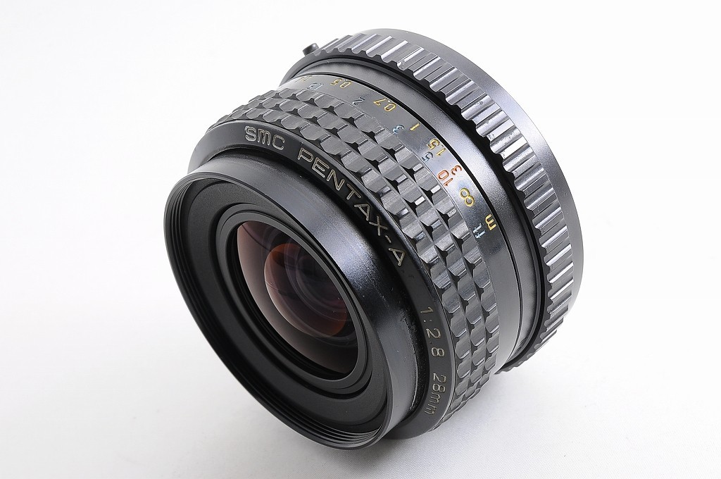 NEAR MINT] Pentax SMC Pentax-A 28mm f/2.8 MF Wide Angle Lens K