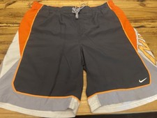 Nike Sportswear Logo Mens Size XL 10  Inseam Board Swimming Drawstring Trunks