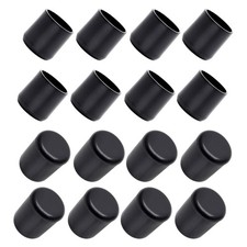 Amgiimor 32Pcs 3/4 Inch Black Table Chair Leg Tips Caps Anti-Slip