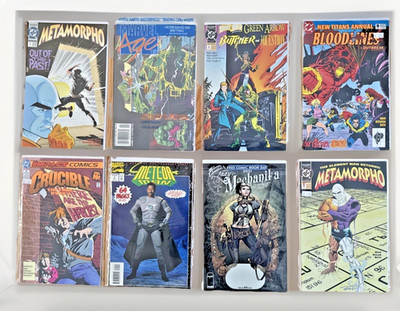 Mixed Lot of 8 DC & Independent Comics   Metamorpho, Bloodlines, Green Arrow, AX