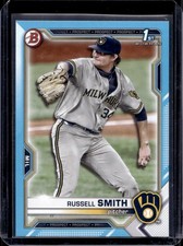 Russell Smith 2021 Bowman Draft #BD-113 Sky Blue /499