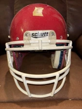 Schutt AiR XP Pro Medium Football Helmet (Metallic Red W/ White Face Mask)