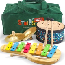 Stoie  s Percussion Musical Instruments, Montessori Wooden Set of Musical Inst...