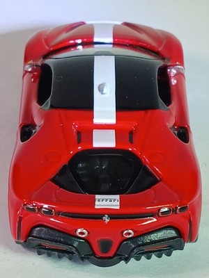 1/64 RED FERRARI SF90 STRADALE ASSETTO FLORANO CUSTOM w/ Opening
