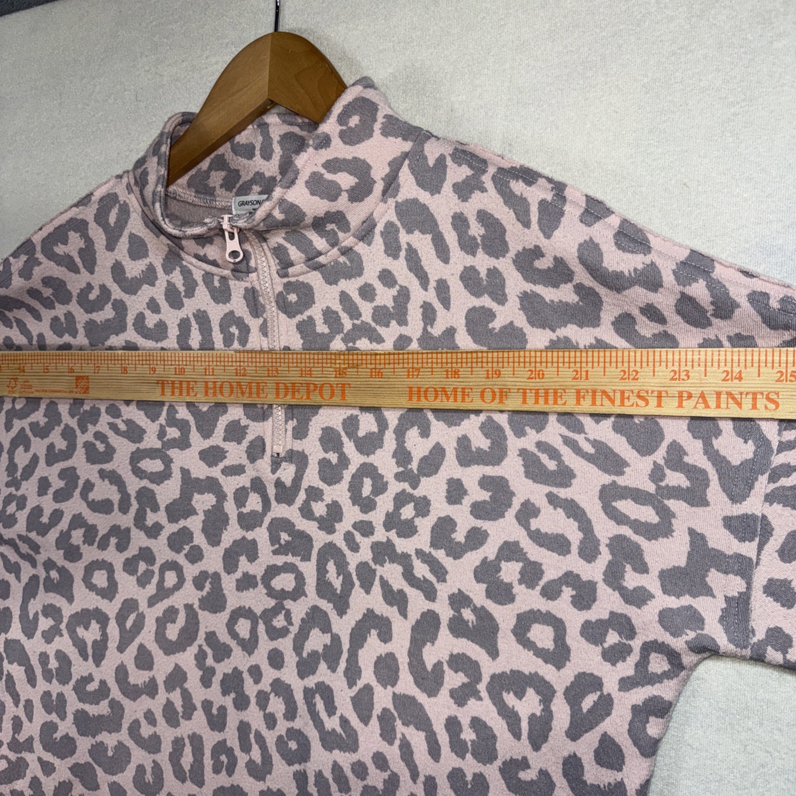 Grayson Threads Medium Leopard Print Pink Gray Qu… - image 5