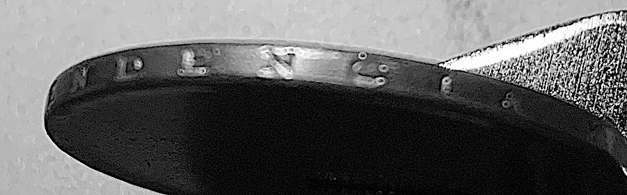 MEXICO BLANK PLANCHET 1970's 5 PESOS KM-472 LETTERED EDGE 33mm Dia CuNi $5s+h - Image 2 of 3