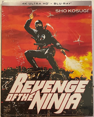 BRAND NEW SEALED Revenge of the Ninja 4K Blu Ray Kino Lorber Sho Kosugi