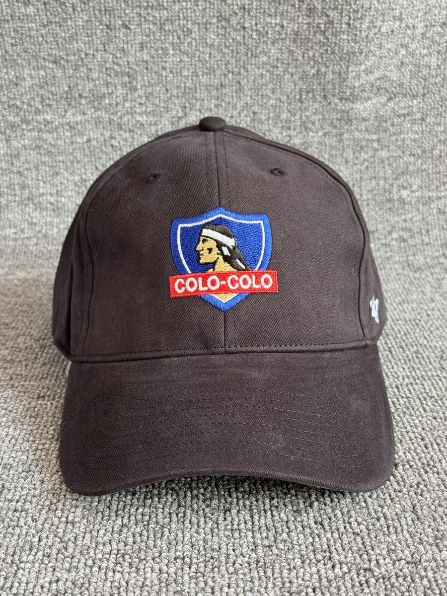 47 Brand Colo-Colo Dad Hat Strapback Dark Brown Blue Soccer One Size