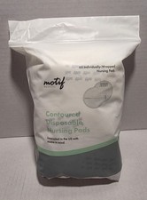 Motif Medical Contoured Disposable Nursing Pads 60 Count Individually Wrapped