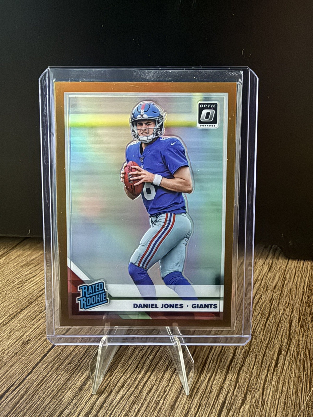2019 Donruss Optic Daniel Jones Bronze Holo Rated Rookie Card #154 - Colts - SP