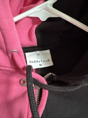 Frenemies Teddy Fresh Hoodie Zip Up Medium Podcast Trisha Ethan - Picture 14 of 16