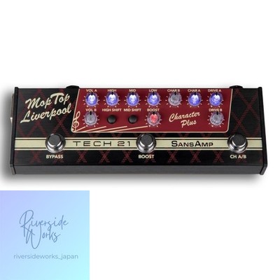 TECH21 SansAmp CHARACTER PLUS Mop Top Liverpool Booster Pedal
