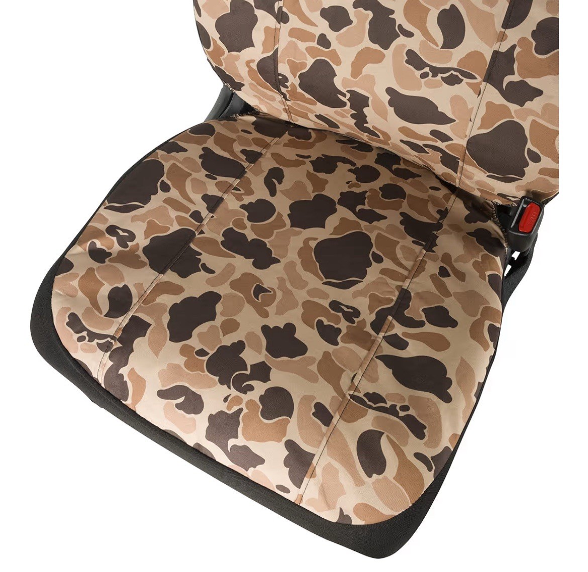 Browning Tan Duck Camo Low Back Vehicle Seat Cover for Bucket Seats - New In Box