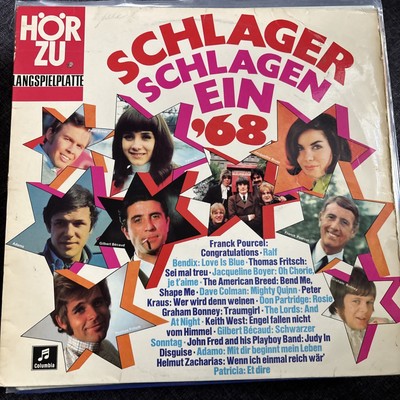 Ralf Bendix, Jacqueline Boyer a.o. Schlager schlagen ein 68 Hörzu Vinyl LP - VG-