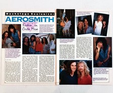 AEROSMITH INTERVIEW-ORIG 1993 MAGAZINE 3PG ARTICLE PINUP CLIPPING~STEVEN TYLER