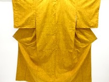 7783664: JAPANESE KIMONO / TSUMUGI / UNUSED / WOVEN FLOWER