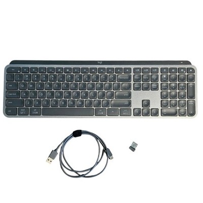 Logitech MX Keys S Wireless Illuminated Keyboard Graphite Bluetooth Logi Bolt