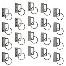 30 Pcs Webbing Clip Tail Key Fob Wristlet Hardware Hanging Buckle Keyring