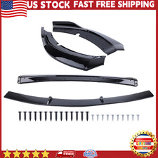 For Dodge Charger Srt 2015-2023 V2 Style Glossy Black Front Bumper Lip Splitter For Dodge Charger Srt 2015-2023 V2 Style Glossy Black Front Bumper Lip Splitter