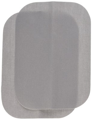 BDX230-008.45 Bondex Iron-On Patches 5''X7'' 2/Pkg-Light Grey