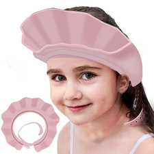 Baby Kids Shower Cap Shampoo Bath Bathing Hat Silicone Adjustable Washing Hair S