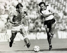 1982 World Cup Finals Madrid Austria 0 v France 1 France s Patrick- Old Photo