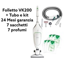 Folletto VK200 LED Sacchetti ORIGINALI Profumi 24M Garanzia + Tubo FIERISTICO