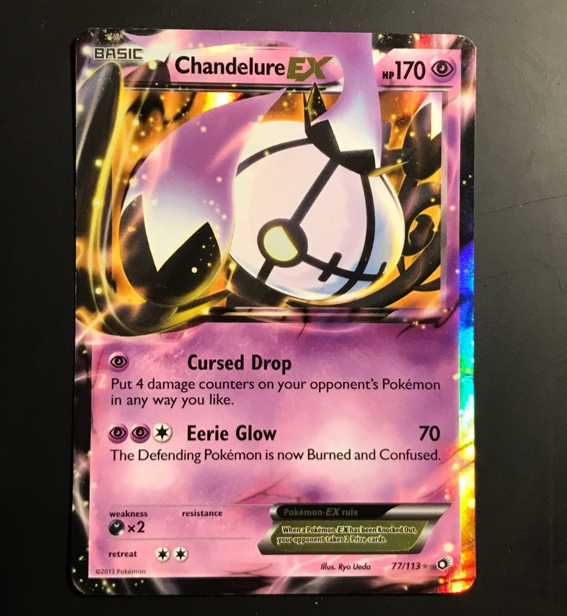 Chandelure EX 77/113 - Legendary Treasures PL
