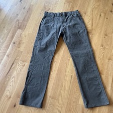 Vintage 90s Dickies Olive Green Carpenter Pants Workwear Sz 36x34