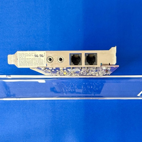 Carte PCI réseau et fax Dialogic Proline/2V vintage - Photo 3/3