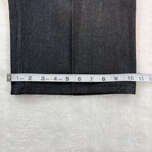 Vtg Rockawear Skater Wide Leg Jeans 52X31 Black Denim Y2K Baggy Streetwear 90s - Picture 10 of 13