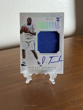 2015 National Treasures Collegiate Colossal #351 Dakari Johnson Auto Jersey /25