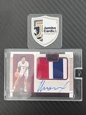 Ausar Thompson 2023-24 Panini One And One Rookie Patch Auto 25/25 RC RPA