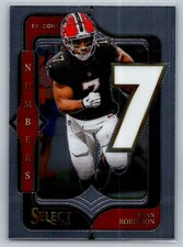 💎2024 Panini Select Football Select Numbers #3 Bijan Robinson - Falcons💎